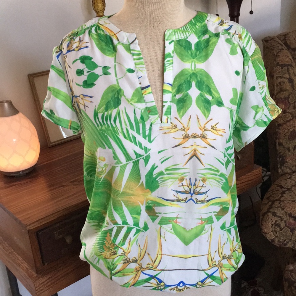 Philosophy tropical print top